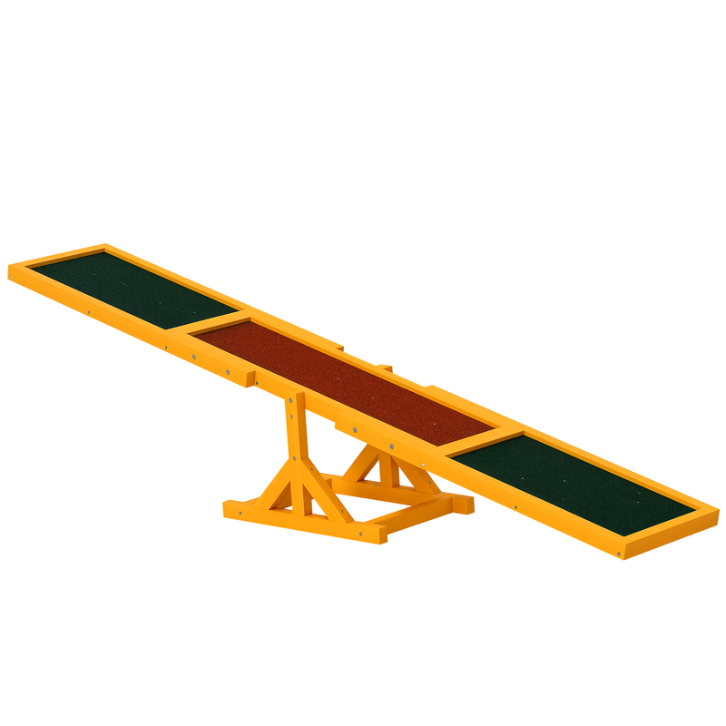 Pet X Supplies & Tack Reviews - PawHut Wooden Dog Agility Seesaw for