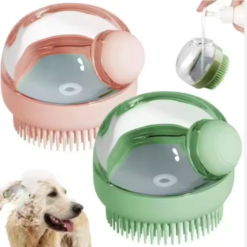 Pet Supplies Warehouse - Pet Bathing Brush Soft Silicone Massager