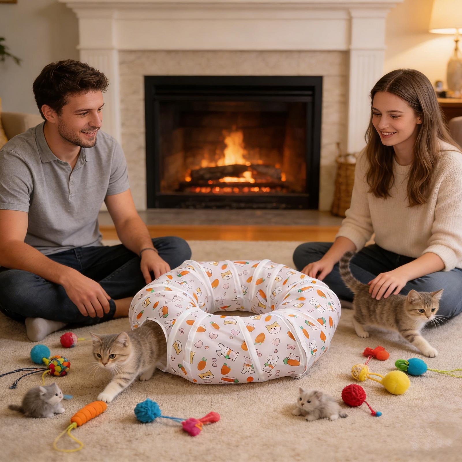 Cat Tunnels Interactive Foldab - Cat Tunnel Toy avis et prix