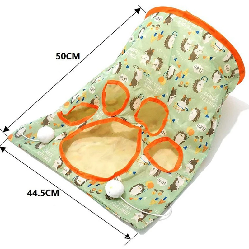 Foldable Cat Tunnel With Noisy - Cat Tunnel Toy avis et prix