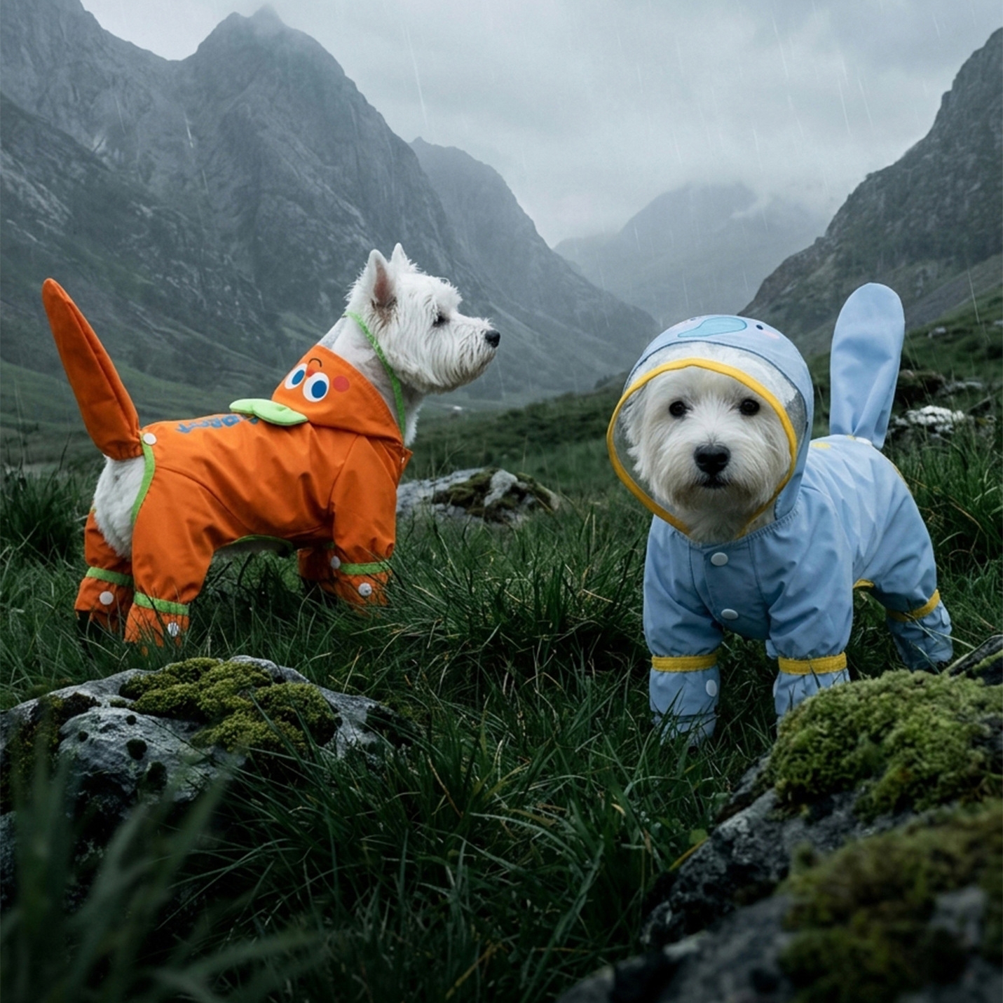 Orange Carrot Dog Raincoat Fou - Dog Raincoat avis et prix