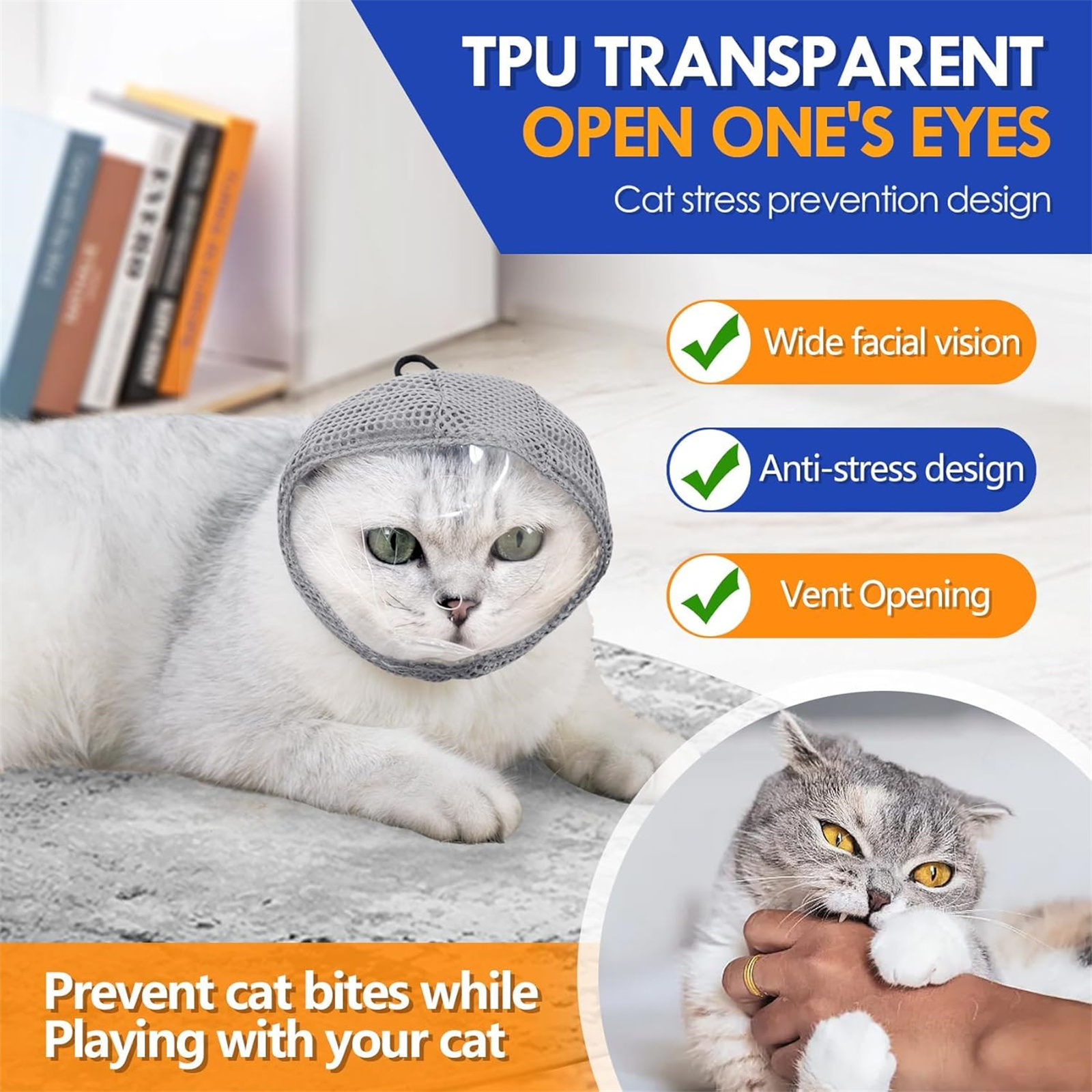 Pet Cat Anti Bite Muzzles Adju - Pet Supplies Nail Trim avis et prix