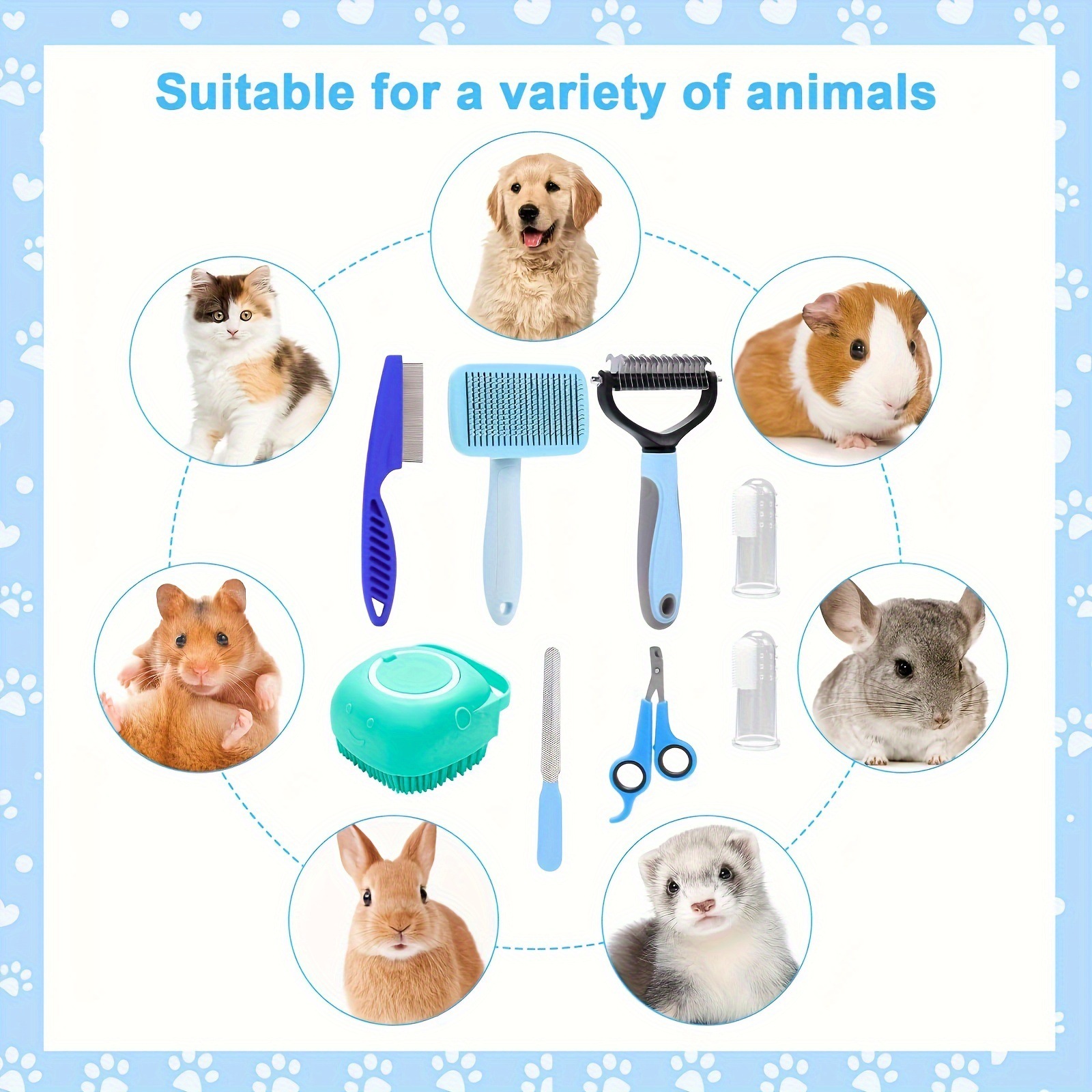 Pet Grooming Kit Dog Comb Nail - Dog Grooming Clippers avis et prix