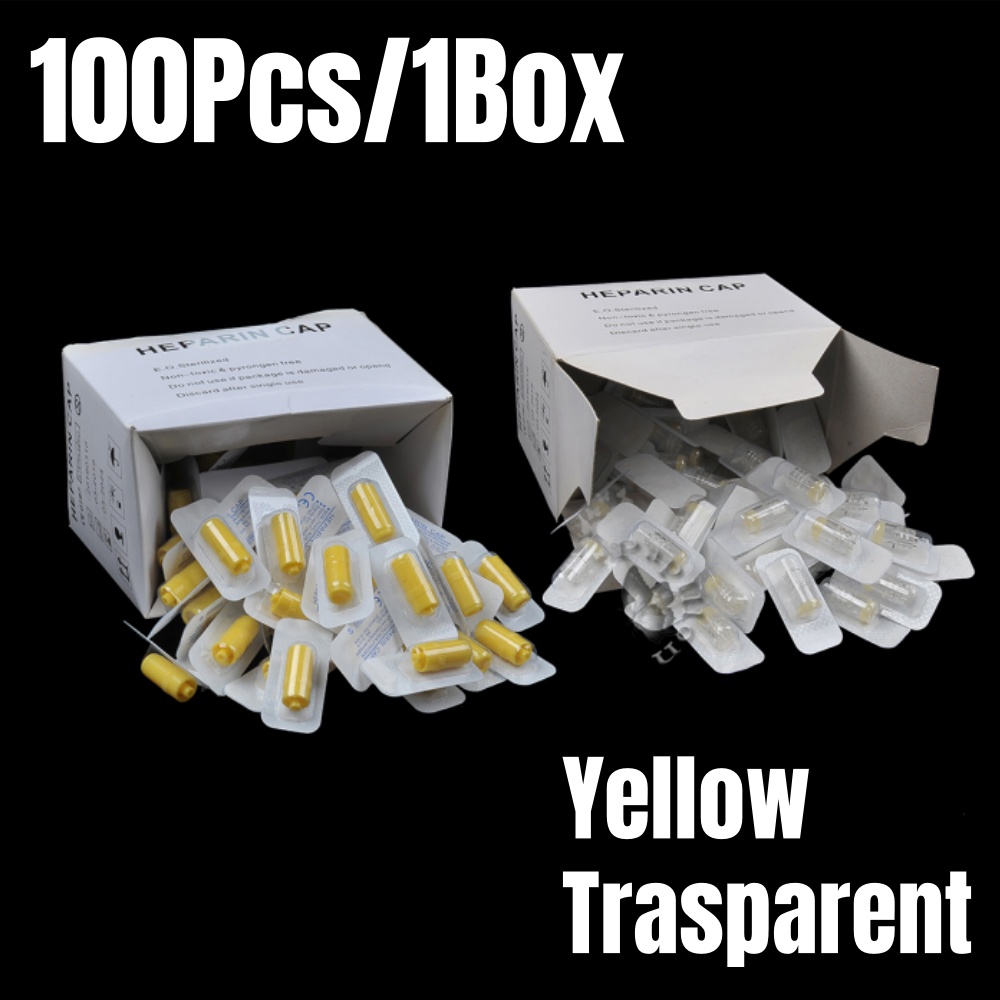 100Pcs/Box Heparin Cap IV Disp - Pet Supplies Warehouse avis et prix