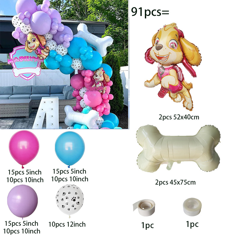 91pcs Paw Patrol Dog Skye Ball - Pet Supplies Warehouse avis et prix