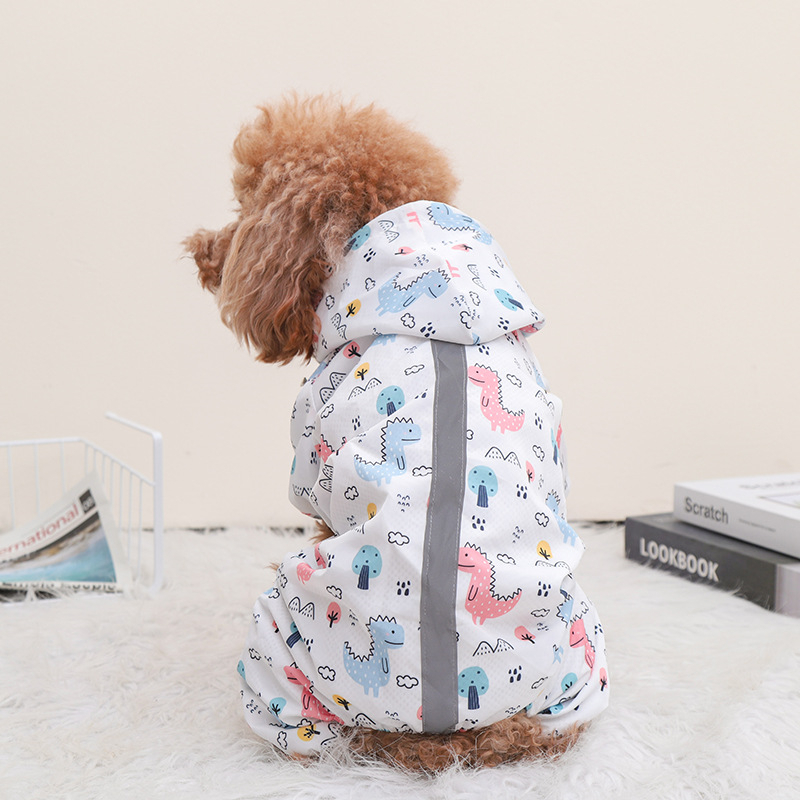 Cartoon Print Chihuahua Rainco - Dog Raincoat avis et prix