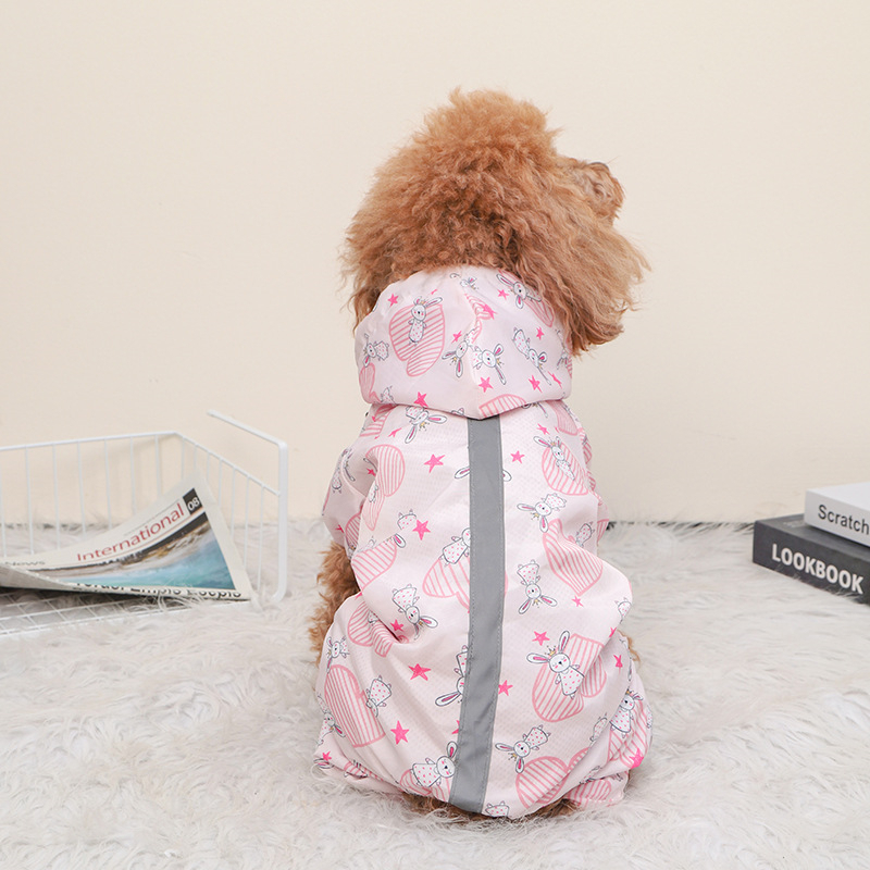 Cartoon Print Chihuahua Rainco - Dog Raincoat avis et prix