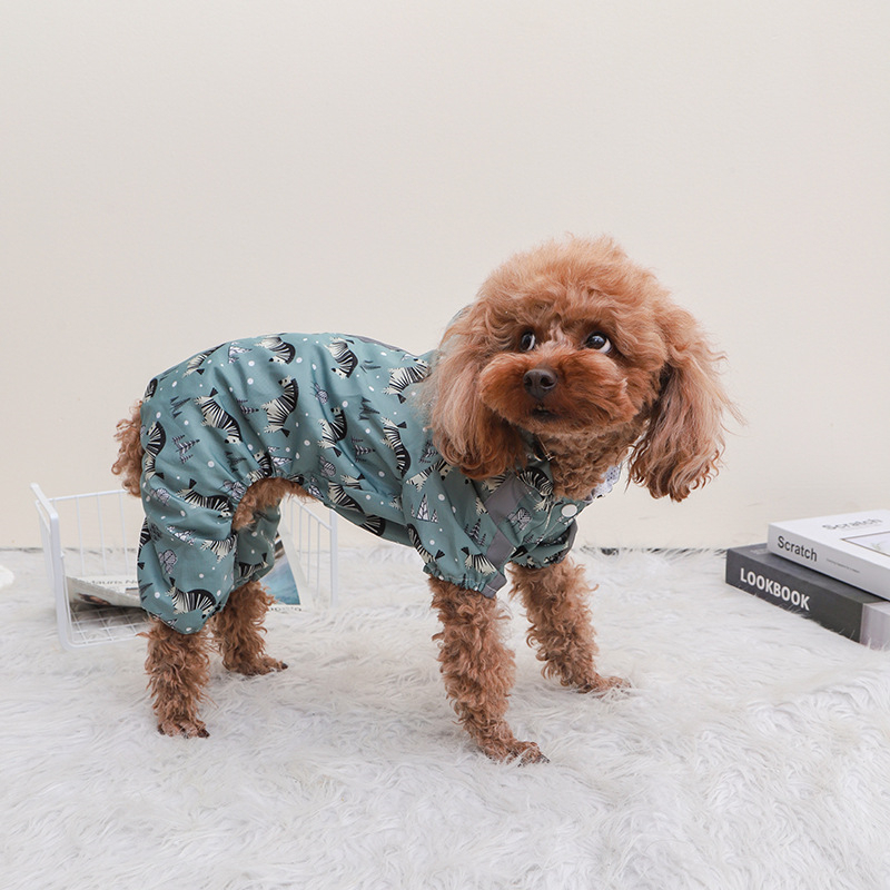 Cartoon Print Chihuahua Rainco - Dog Raincoat avis et prix