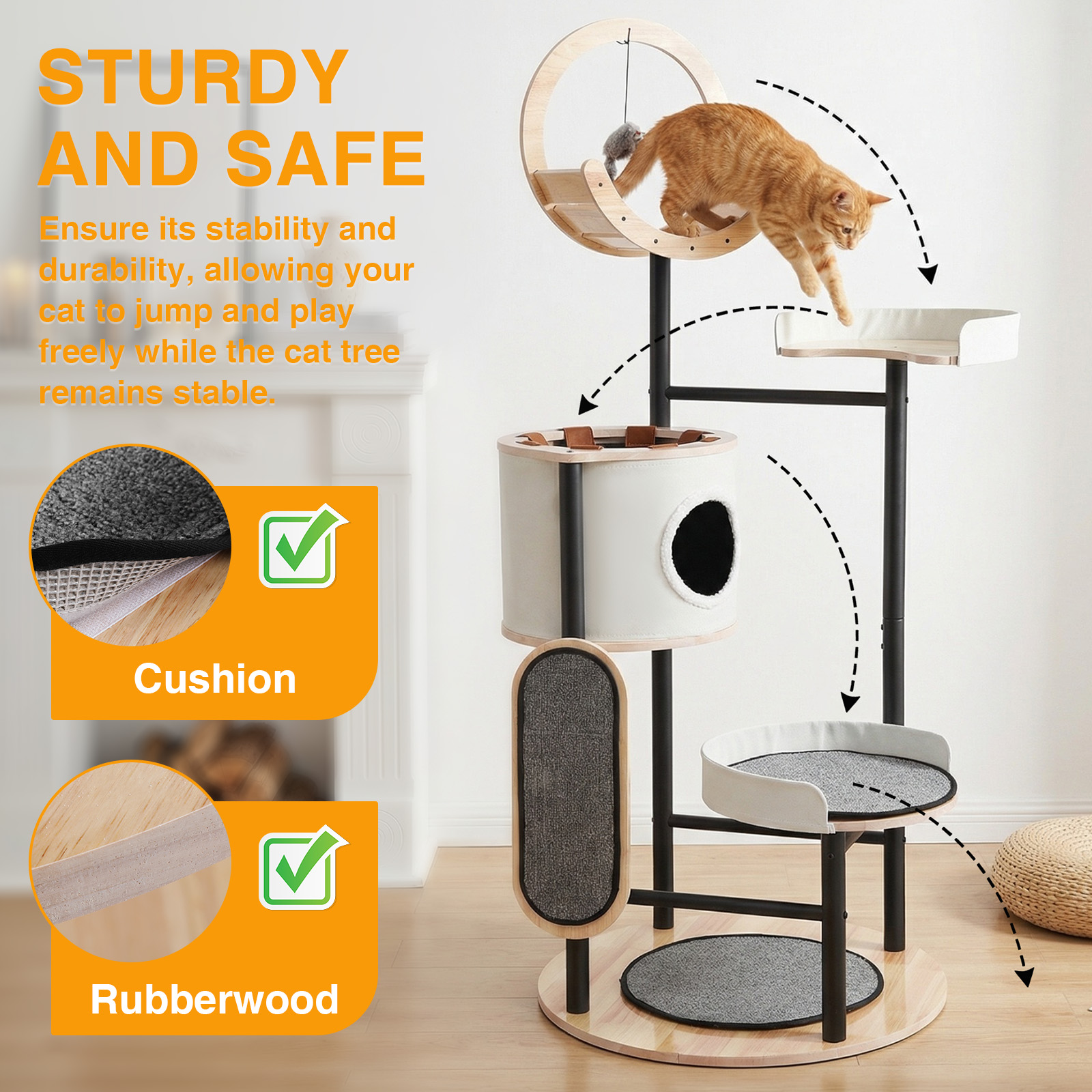 66-Inch Cat Tree with Scratchi - Pet X Supplies & Tack Reviews avis et prix