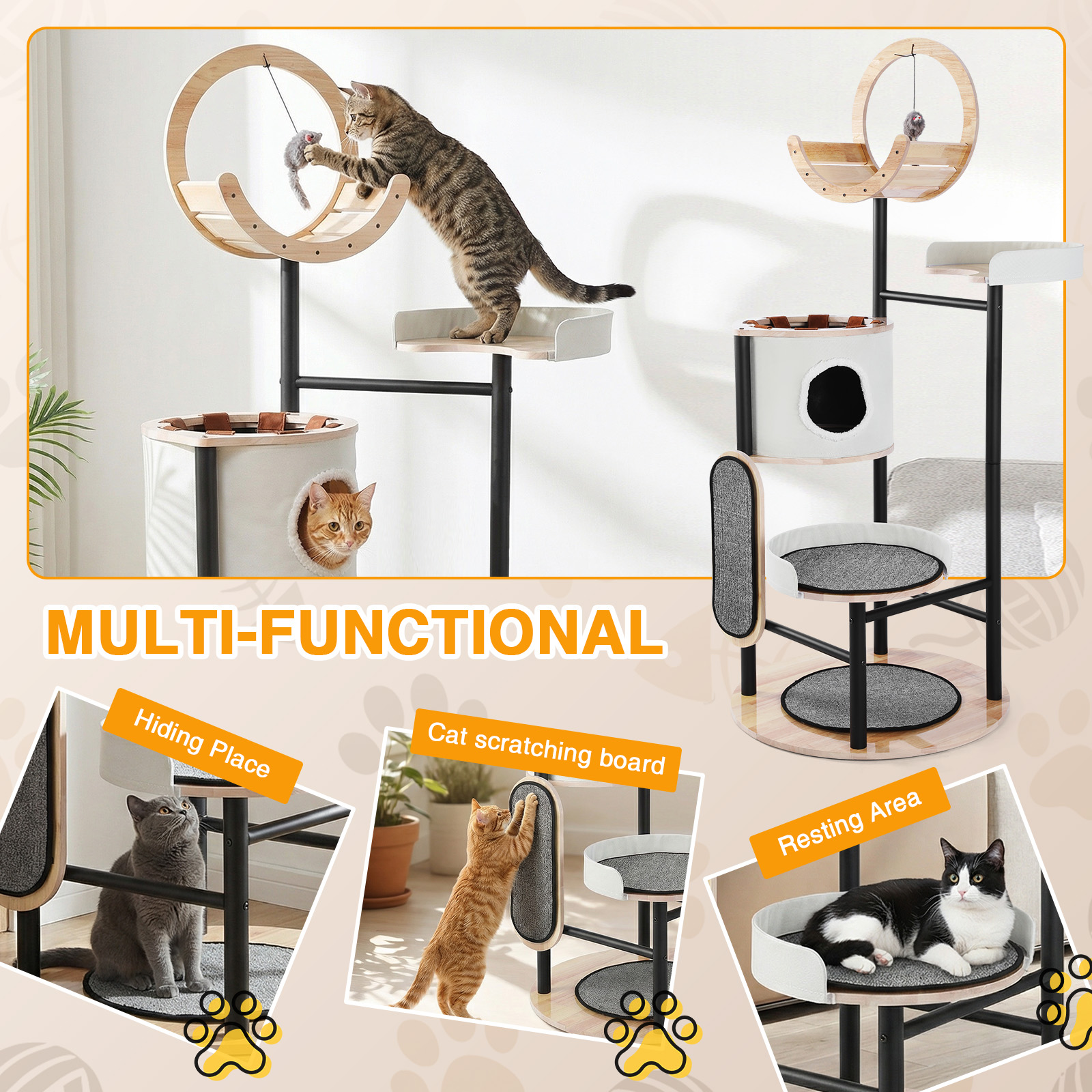 66-Inch Cat Tree with Scratchi - Pet X Supplies & Tack Reviews avis et prix