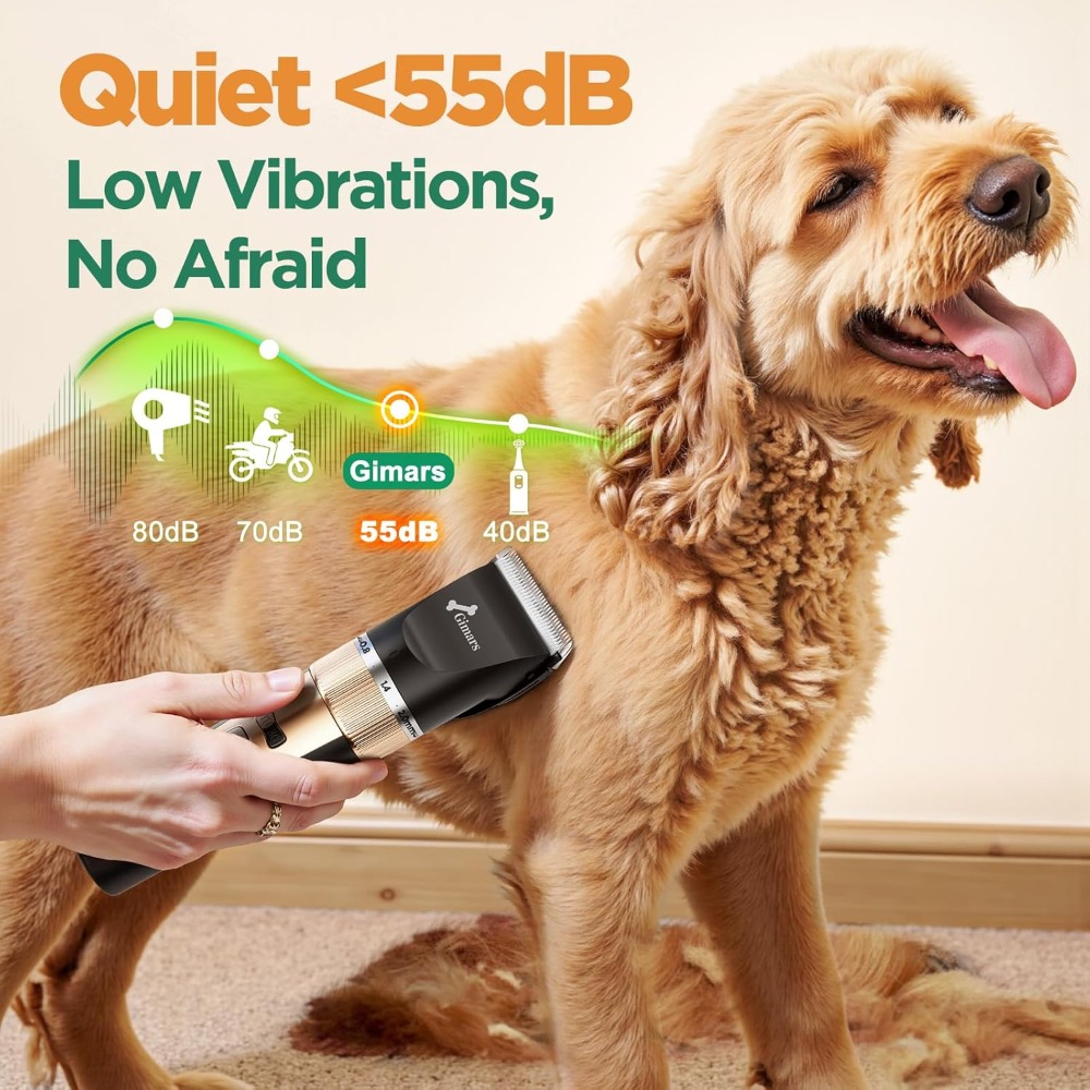 Powerful 7000rpm Low Noise 55d - Dog Grooming Clippers avis et prix