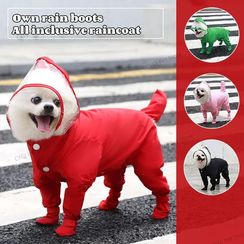 Dog Raincoat Rain Jacket Cute  - Dog Raincoat avis et prix