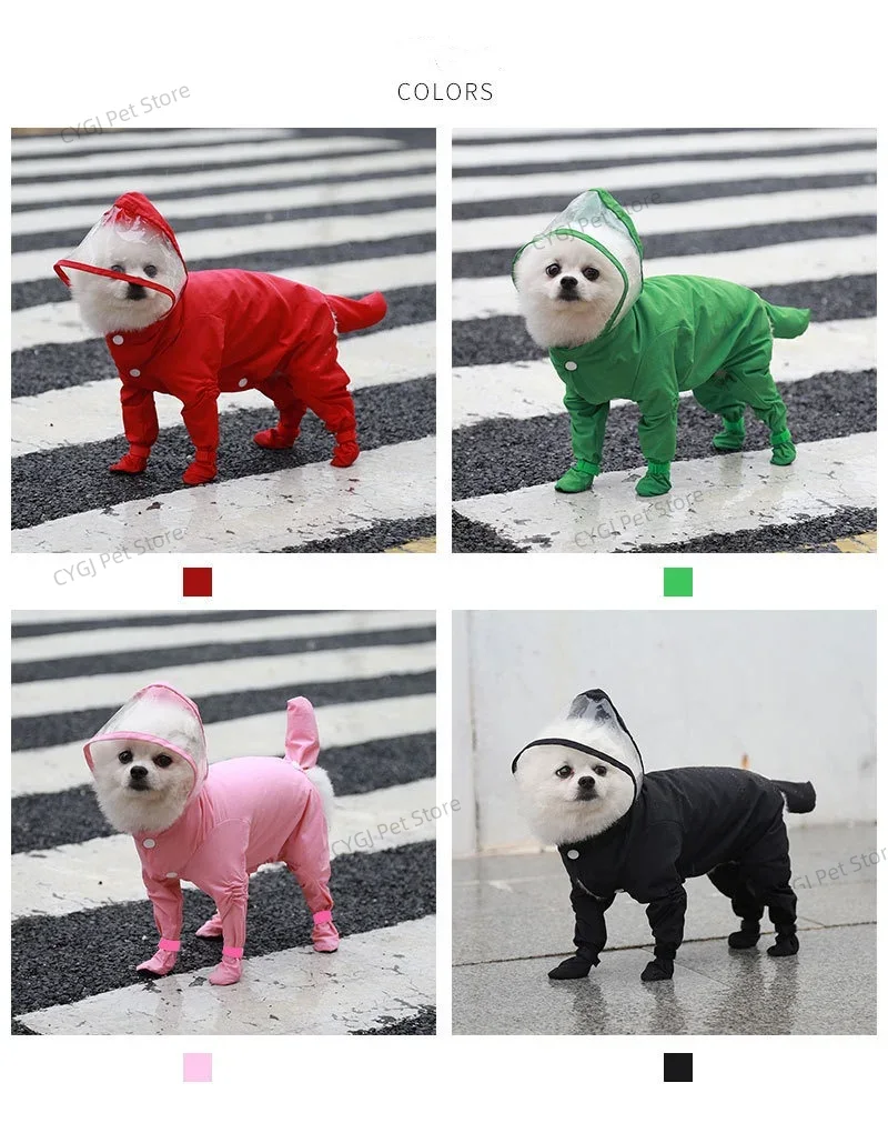 Dog Raincoat Rain Jacket Cute  - Dog Raincoat avis et prix