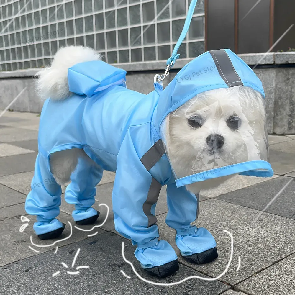Dog Raincoat Rain Jacket Cute  - Dog Raincoat avis et prix