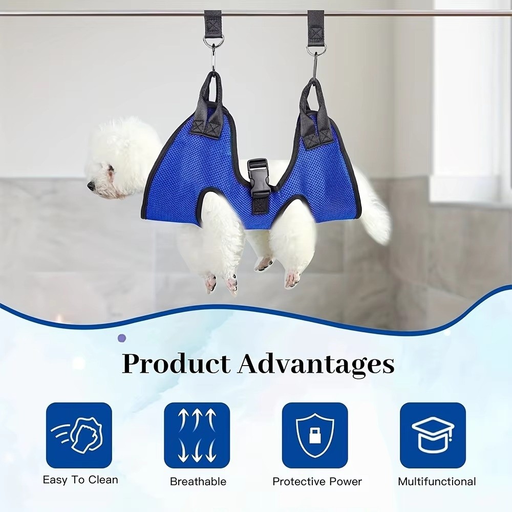 Large Pet Grooming Hammock Ant - Dog Grooming Clippers avis et prix