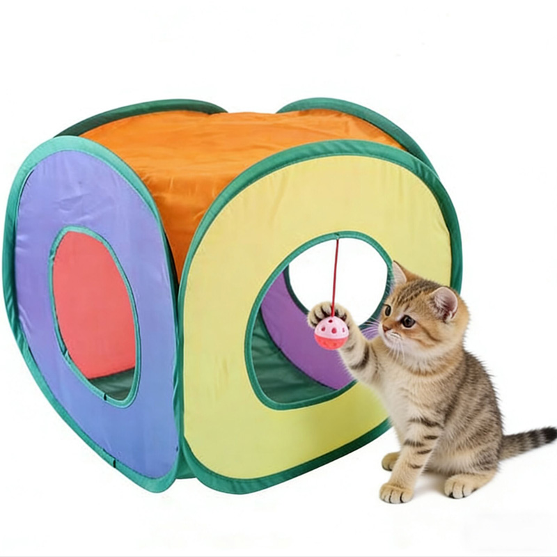 Square Cat Rainbow Tunnel Cat  - Cat Tunnel Toy avis et prix