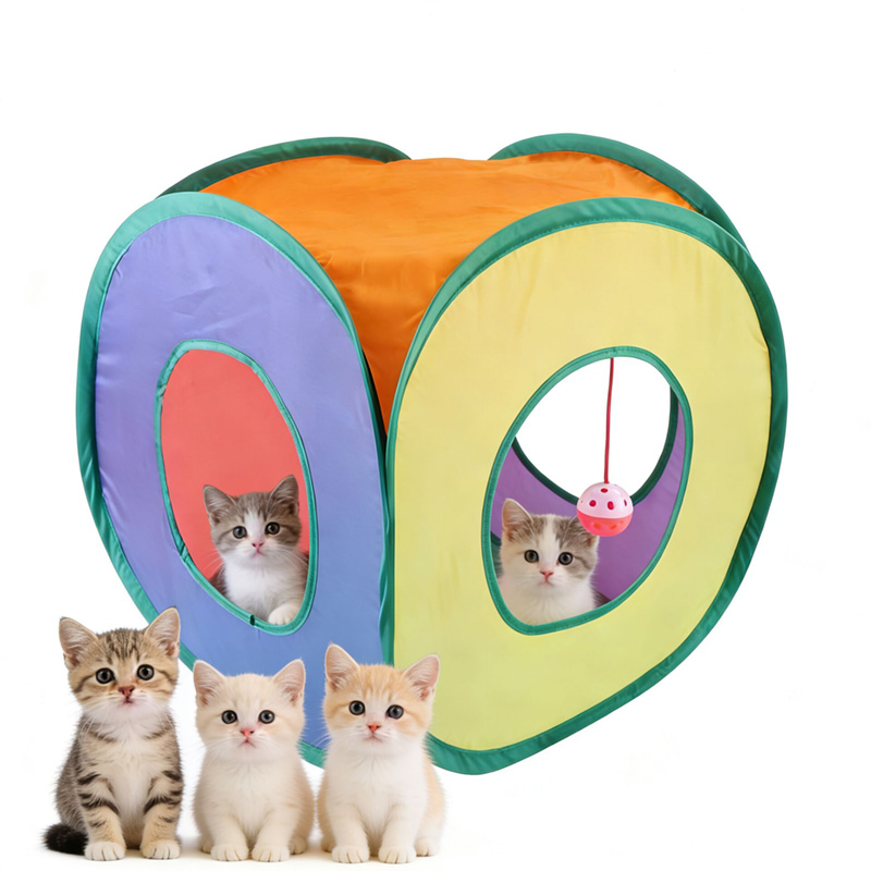 Square Cat Rainbow Tunnel Cat  - Cat Tunnel Toy avis et prix