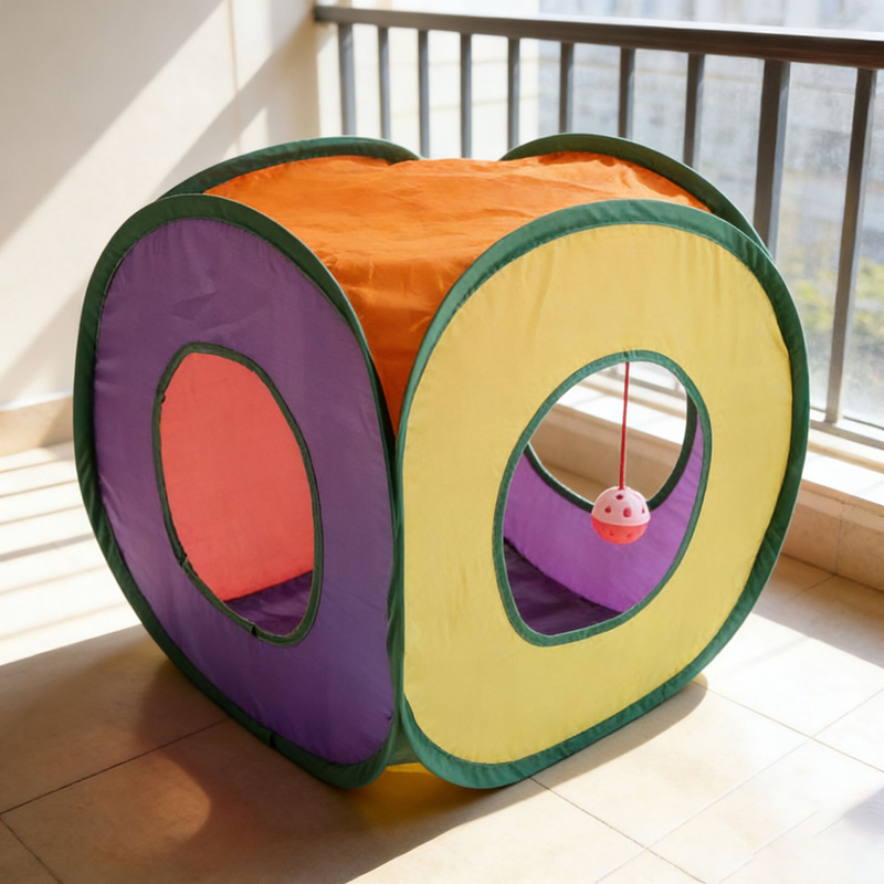 Square Cat Rainbow Tunnel Cat  - Cat Tunnel Toy avis et prix