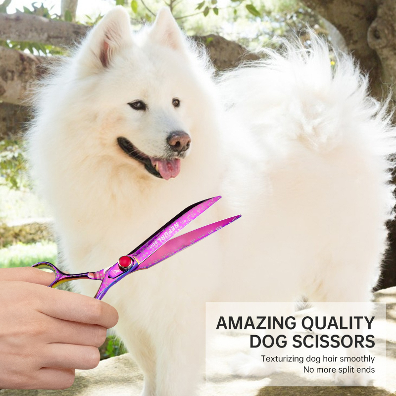 7.5 Inch Curved Scissors Pet S - Dog Grooming Clippers avis et prix