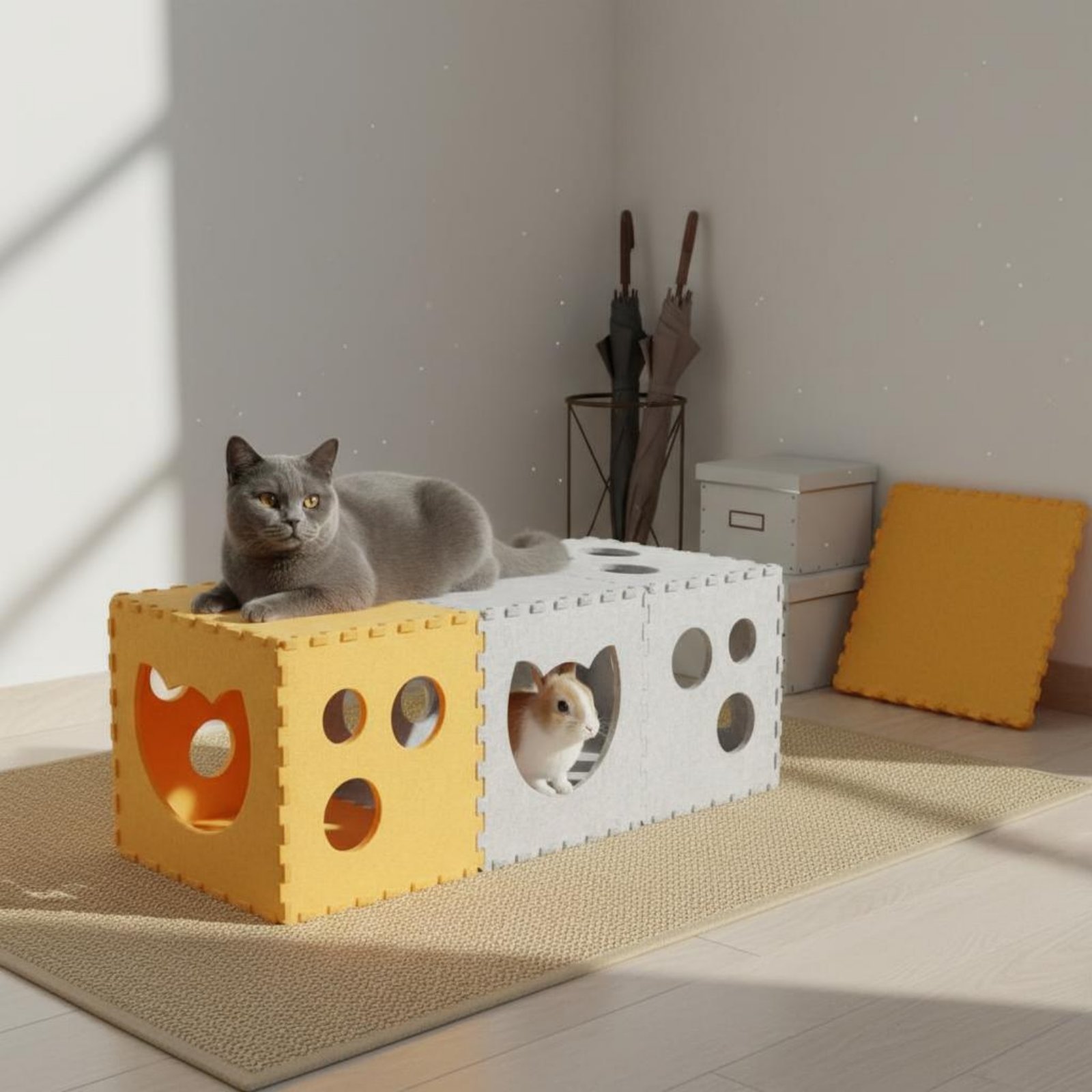 Foldable Play Tunnel Stable &  - Cat Tunnel Toy avis et prix