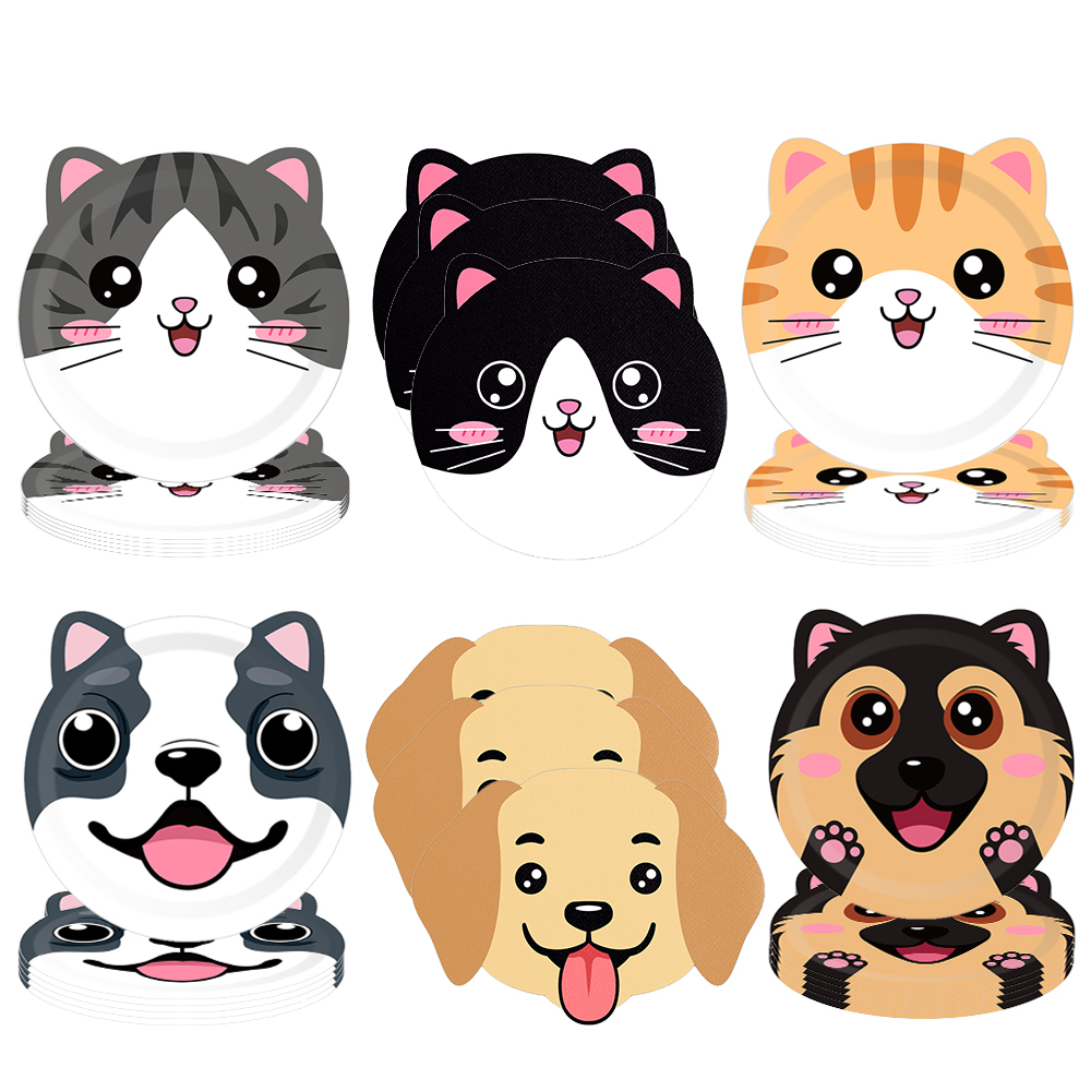 Cute Animals Party Paper Plate - Pet Supplies Warehouse avis et prix
