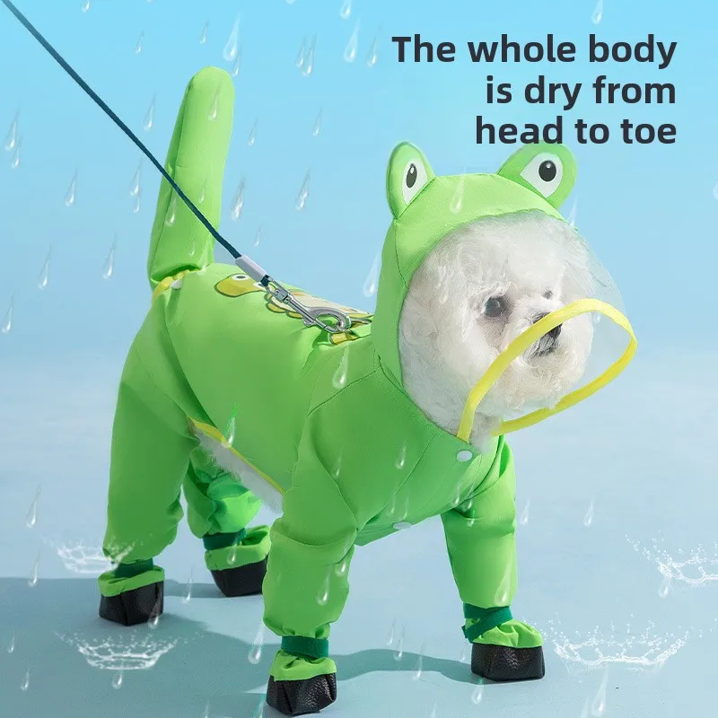 Puppy Dog with Feet Poncho All - Dog Raincoat avis et prix
