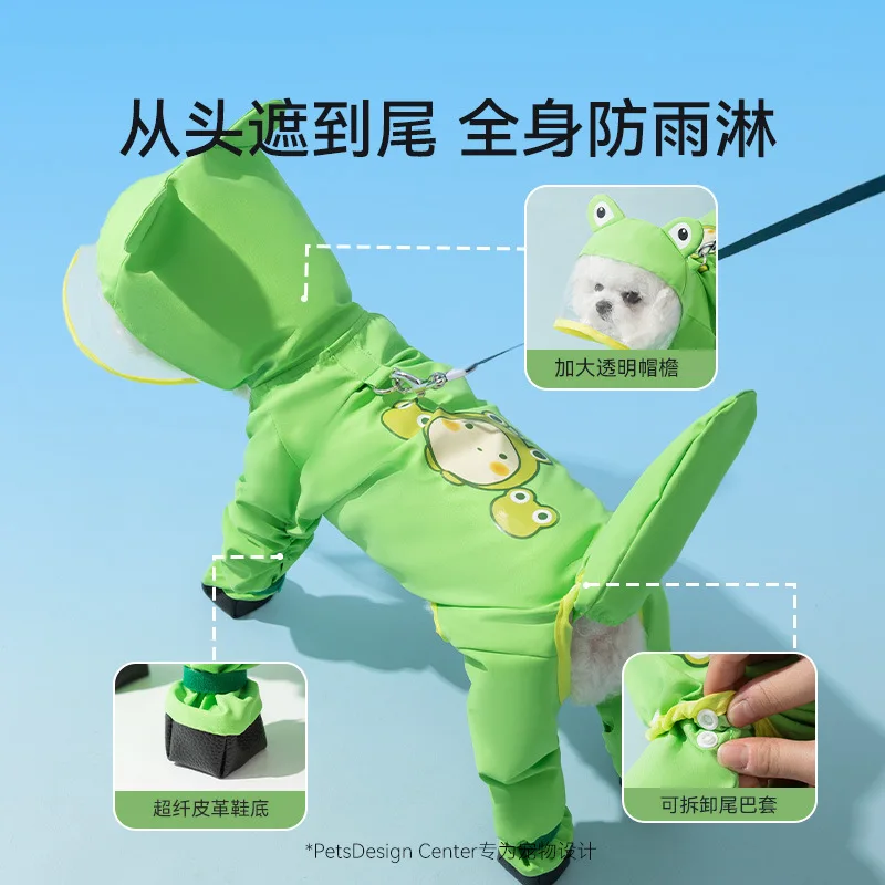 Puppy Dog with Feet Poncho All - Dog Raincoat avis et prix