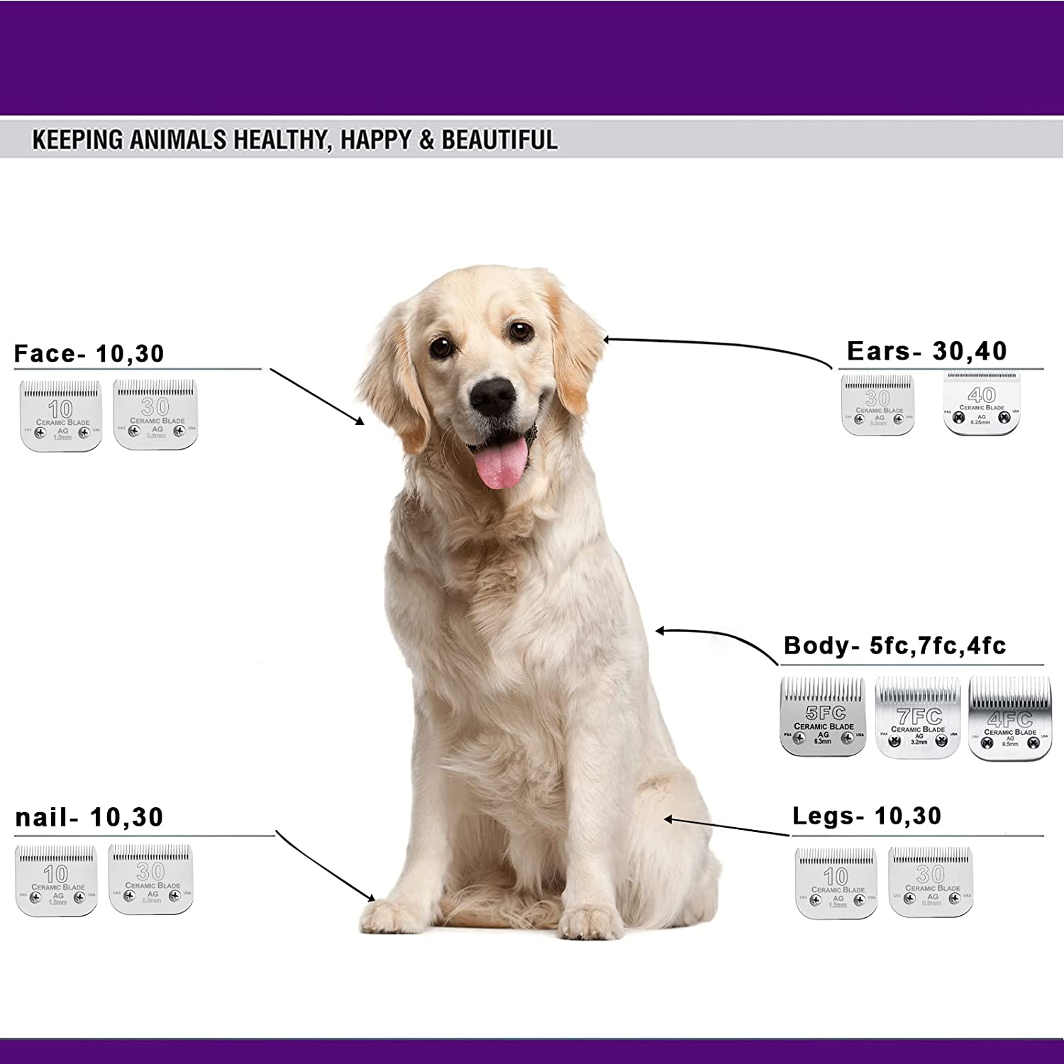 5FC Detachable Pet Dog Cat Gro - Dog Grooming Clippers avis et prix