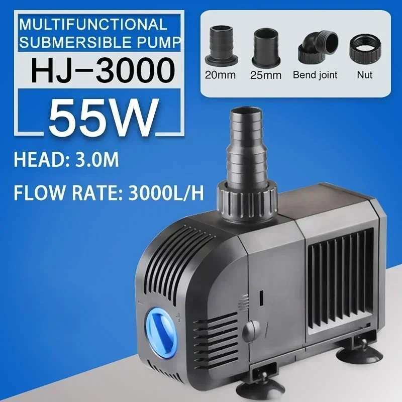 7-55W Ultra-Quiet HJ series 50 - Fish Tank Filter Pump avis et prix