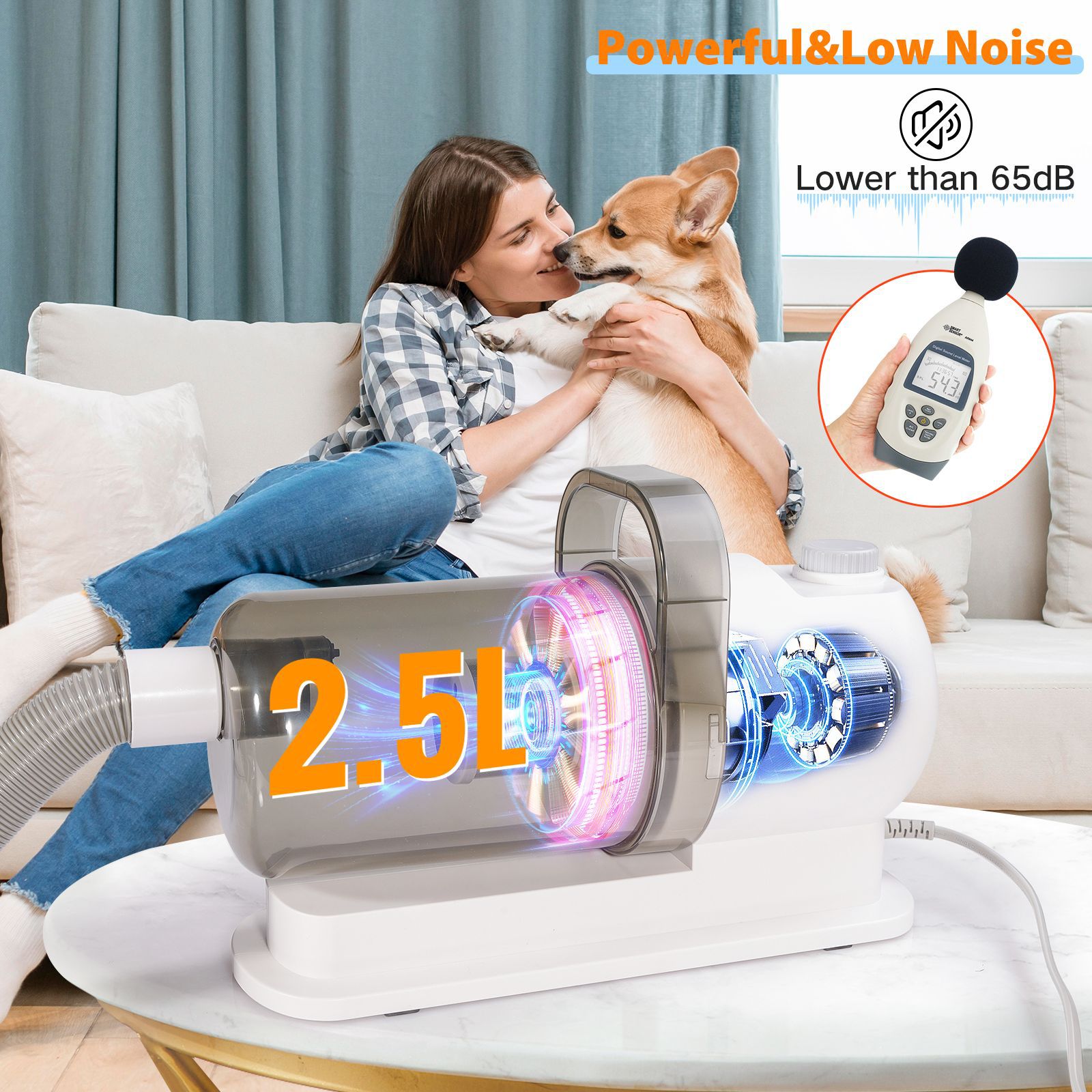 6 In 1 Pet Grooming Vacuum Kit - Dog Grooming Clippers avis et prix