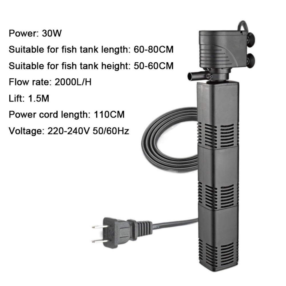 Plastic 3 in 1 Fish Tank Filte - Fish Tank Filter Pump avis et prix