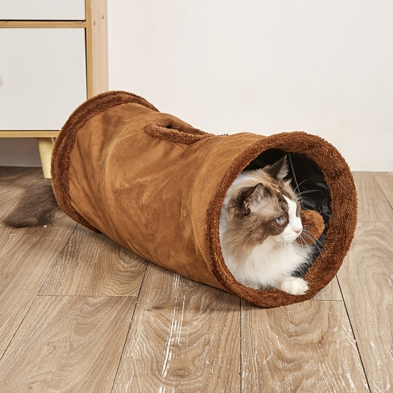 Collapsible Cat Tunnel Plush P - Cat Tunnel Toy avis et prix