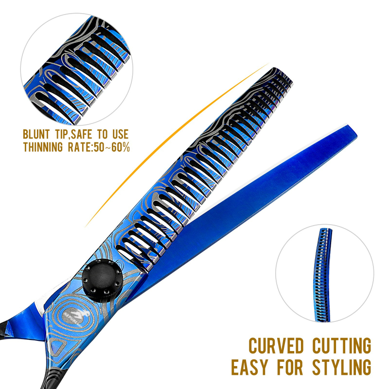 Fishbone Teeth Curved Chunker  - Dog Grooming Clippers avis et prix