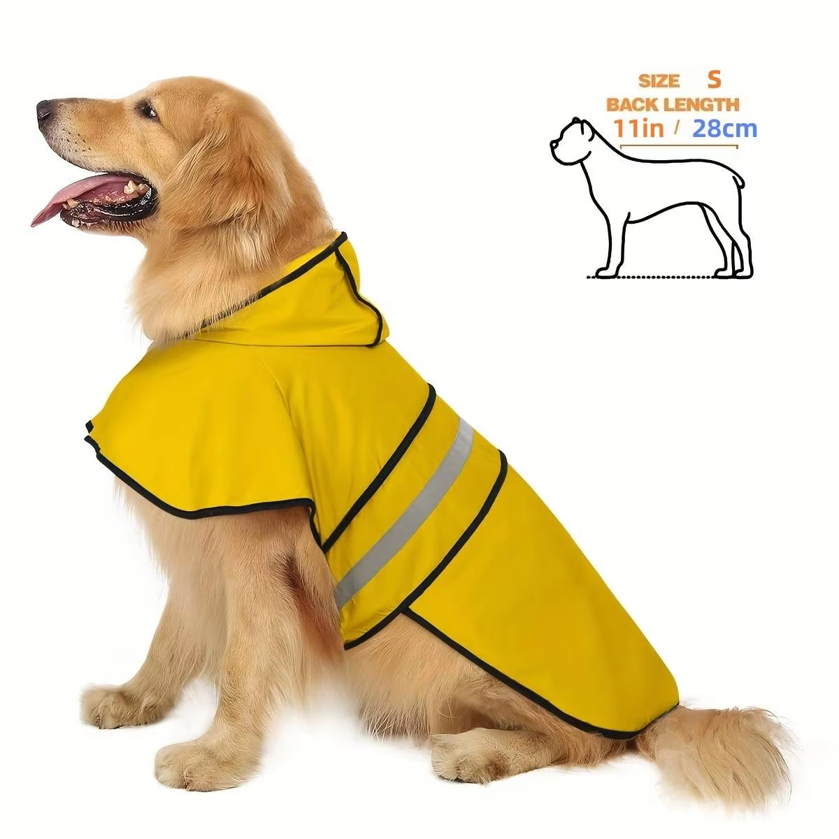 Keep Your Pet Dry And Comforta - Dog Raincoat avis et prix