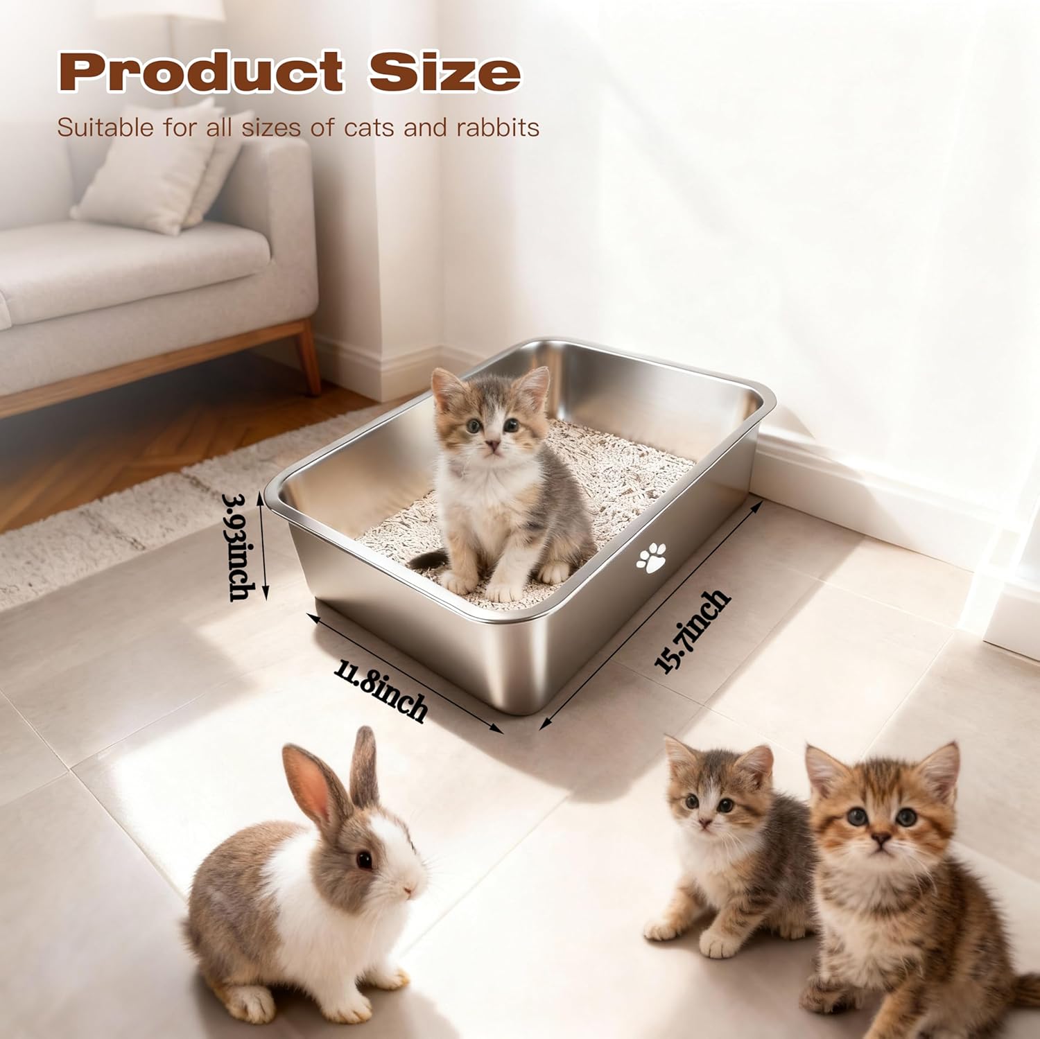 Stainless Steel Cat Litter Box - Pet X Supplies & Tack Reviews avis et prix