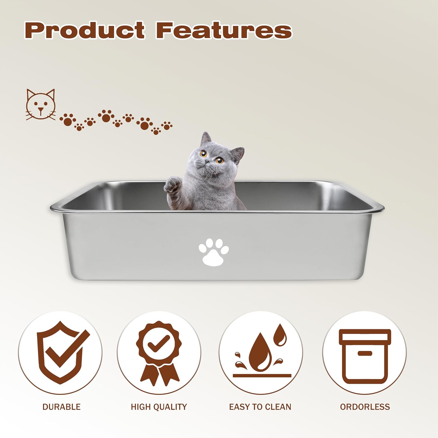 Stainless Steel Cat Litter Box - Pet X Supplies & Tack Reviews avis et prix