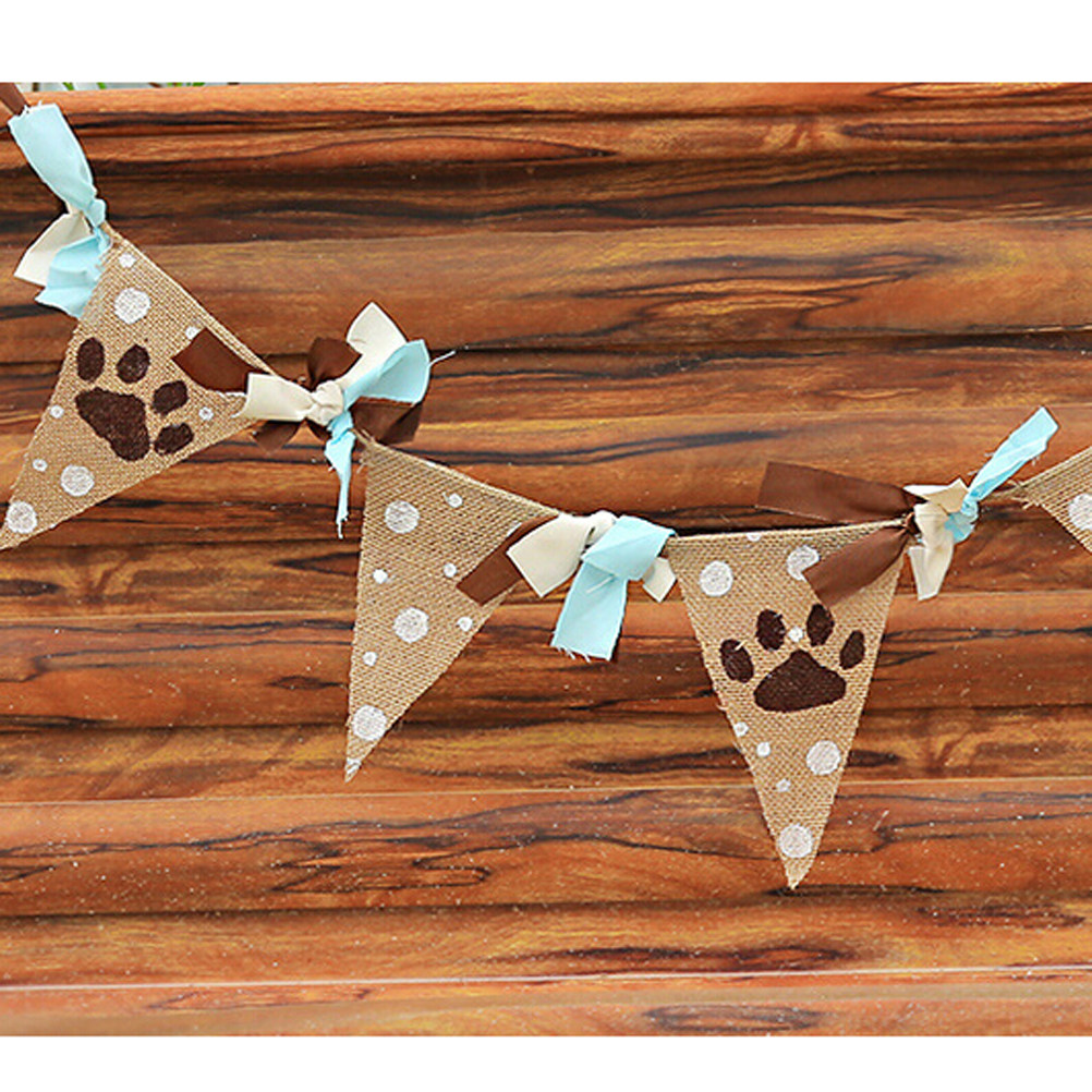 Vintage Linen Bunting Banner A - Pet Supplies Zoo avis et prix