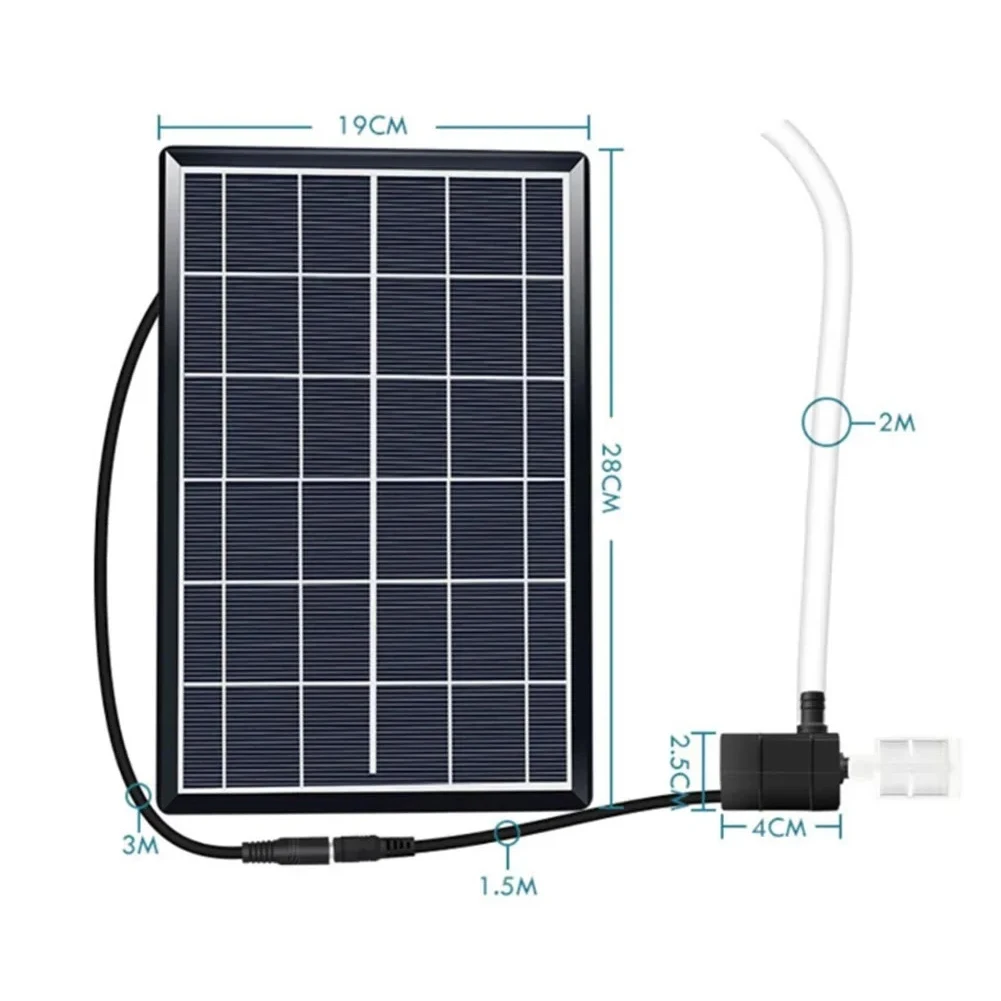 Small Solar Water Pump 12V Cir - Fish Tank Filter Pump avis et prix
