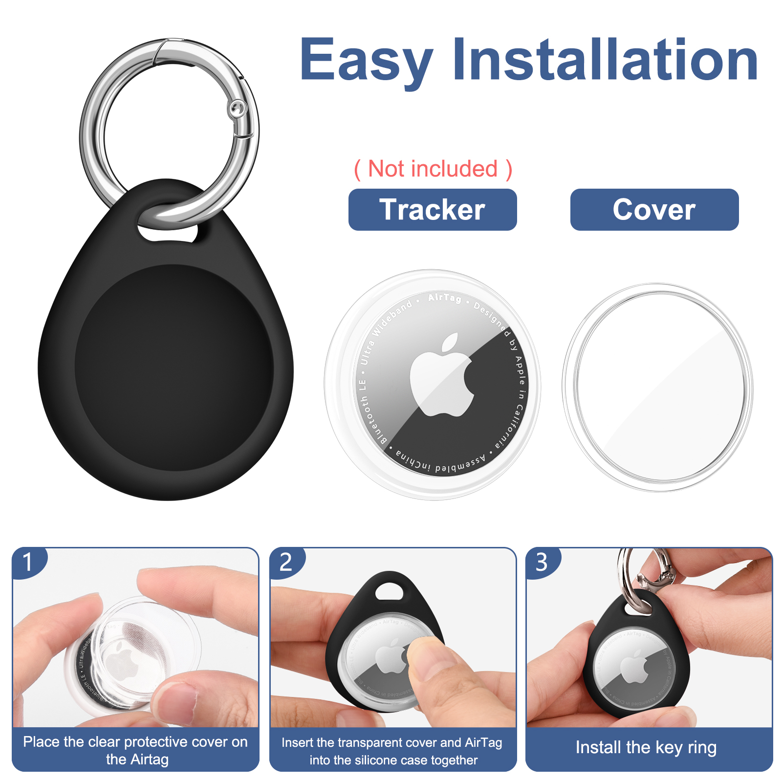 Case For Apple AirTag Cover Wa - Dog Raincoat avis et prix