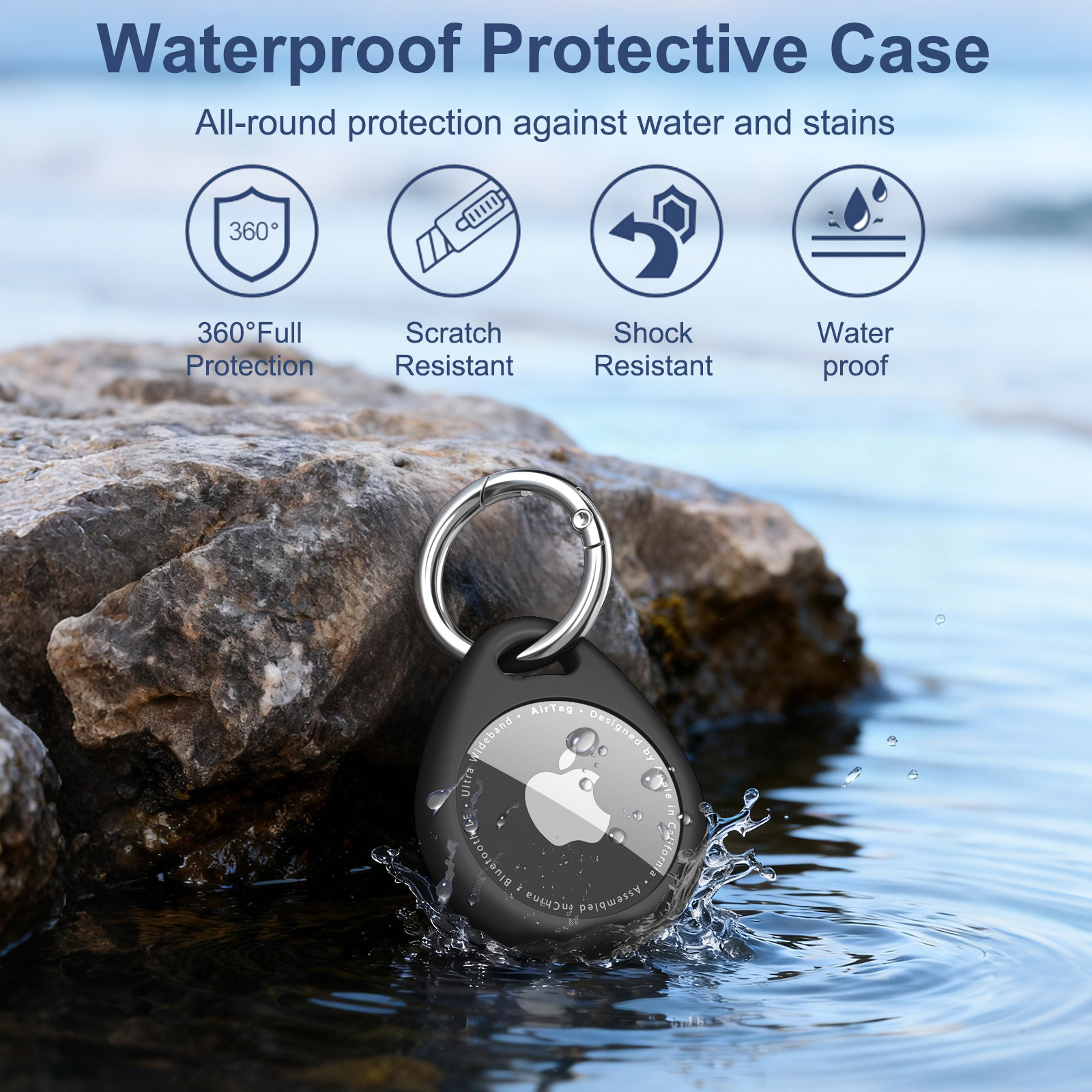 Case For Apple AirTag Cover Wa - Dog Raincoat avis et prix