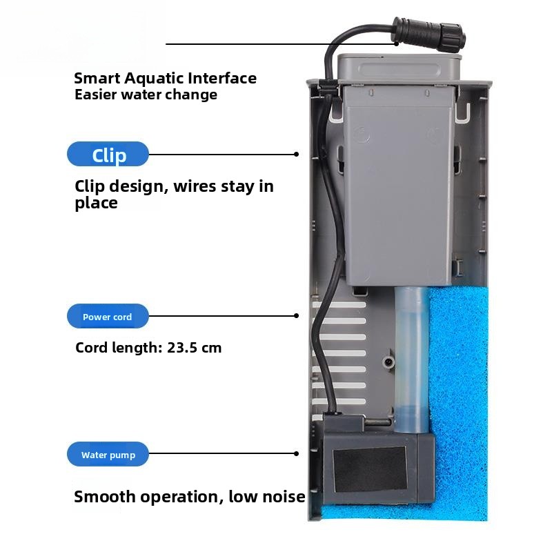 Smart Filter Material for  Fis - Fish Tank Filter Pump avis et prix